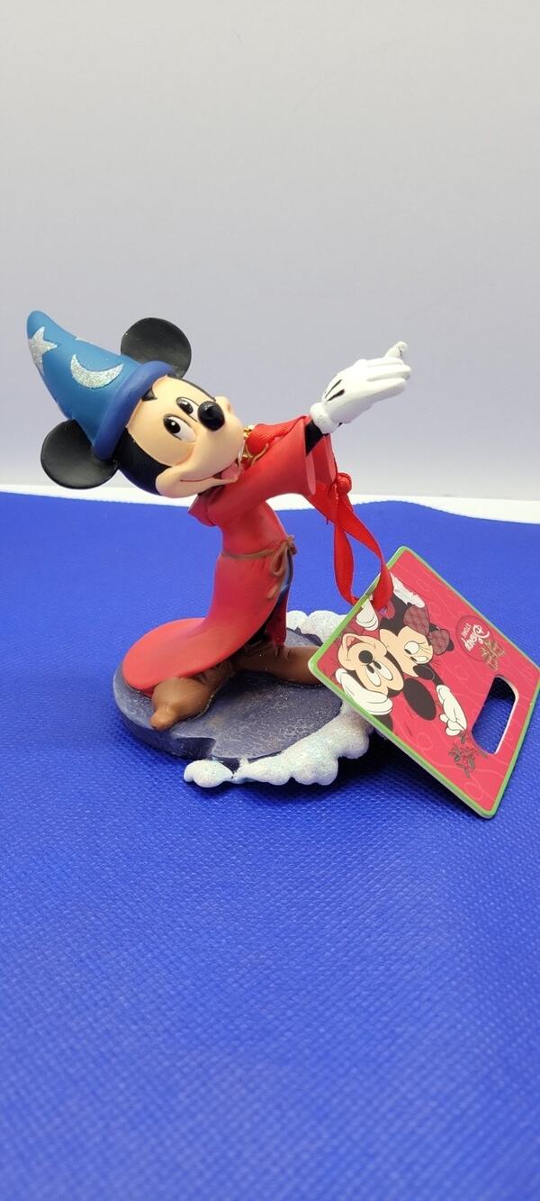 Disney Mickey Mouse Sorcerer Apprentice Ornament Fantasia Sketchbook NWT